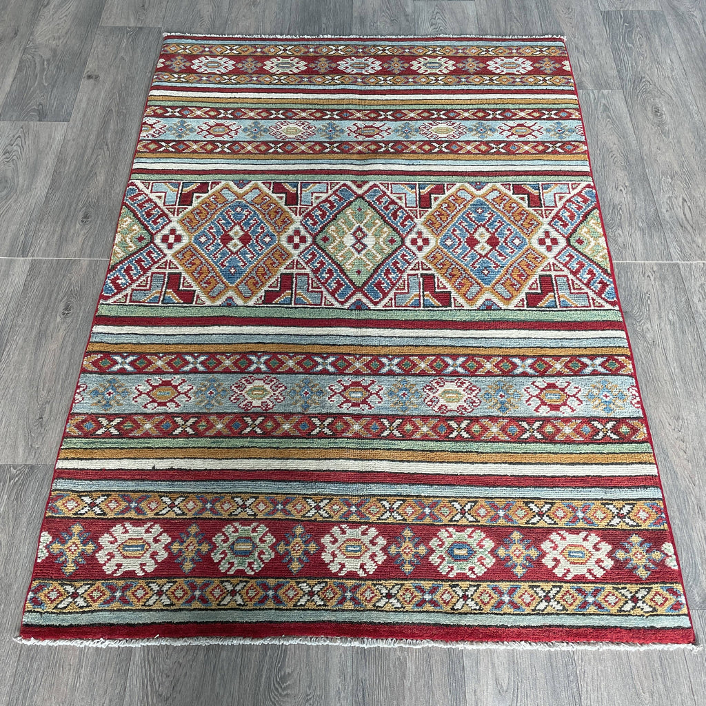 151 x 104 cm | Afghan Khorjin Rug - Khorasan Rugs