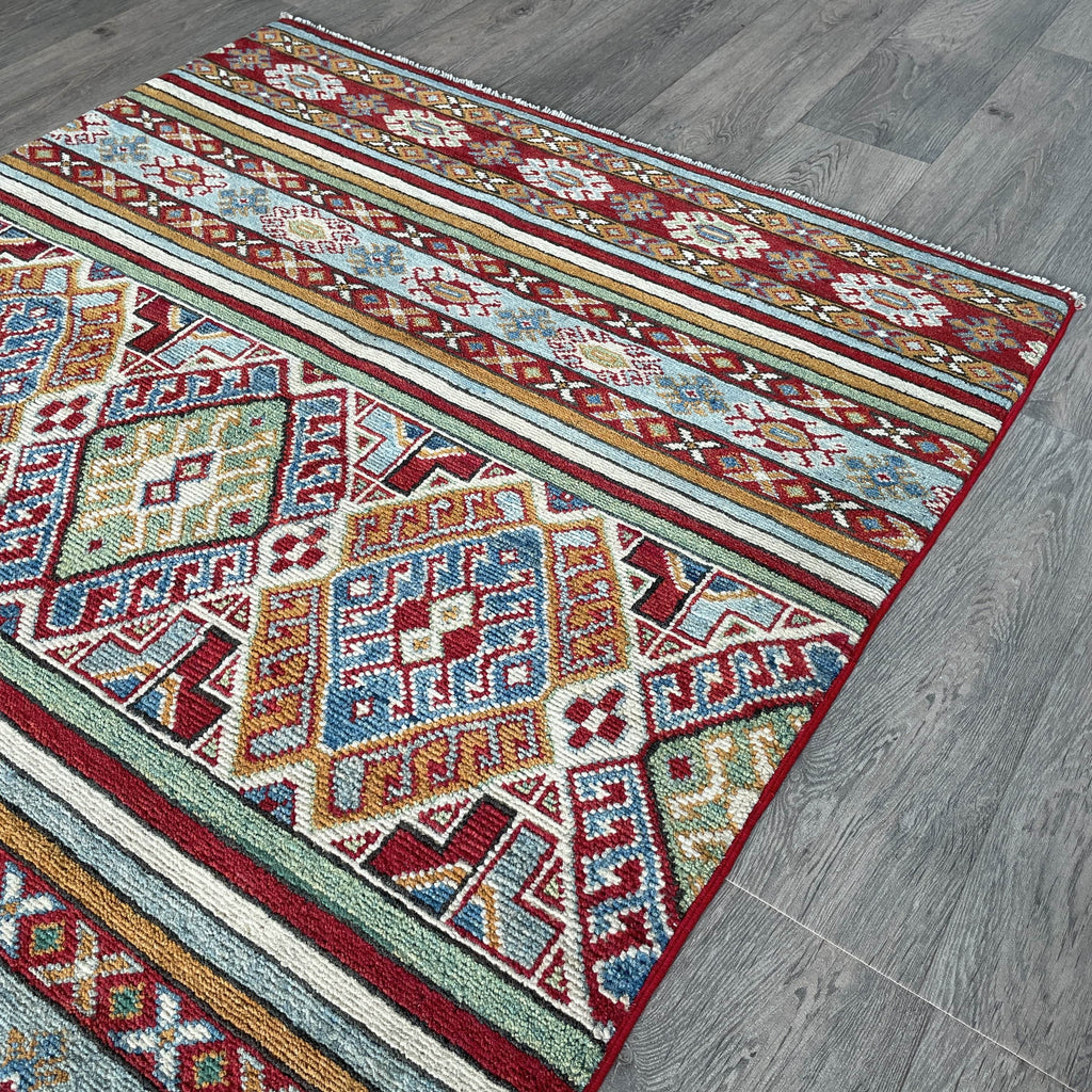 151 x 104 cm | Afghan Khorjin Rug - Khorasan Rugs