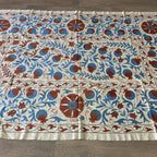 Uzbek Suzani Bed Throw