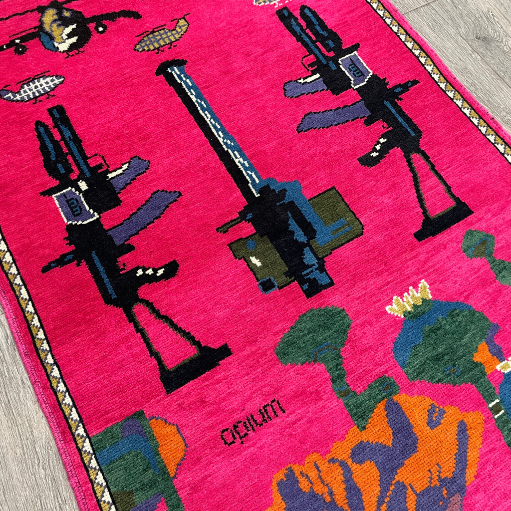 Afghan Soviet War Rug