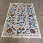Uzbek Suzani Bed Throw