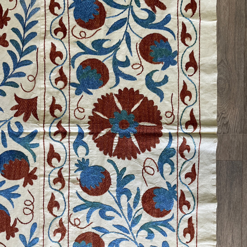 Uzbek Suzani Bed Throw