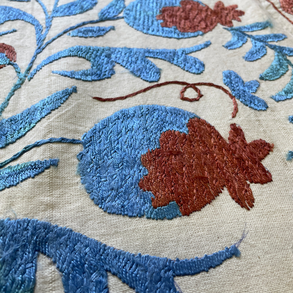 Uzbek Suzani Bed Throw