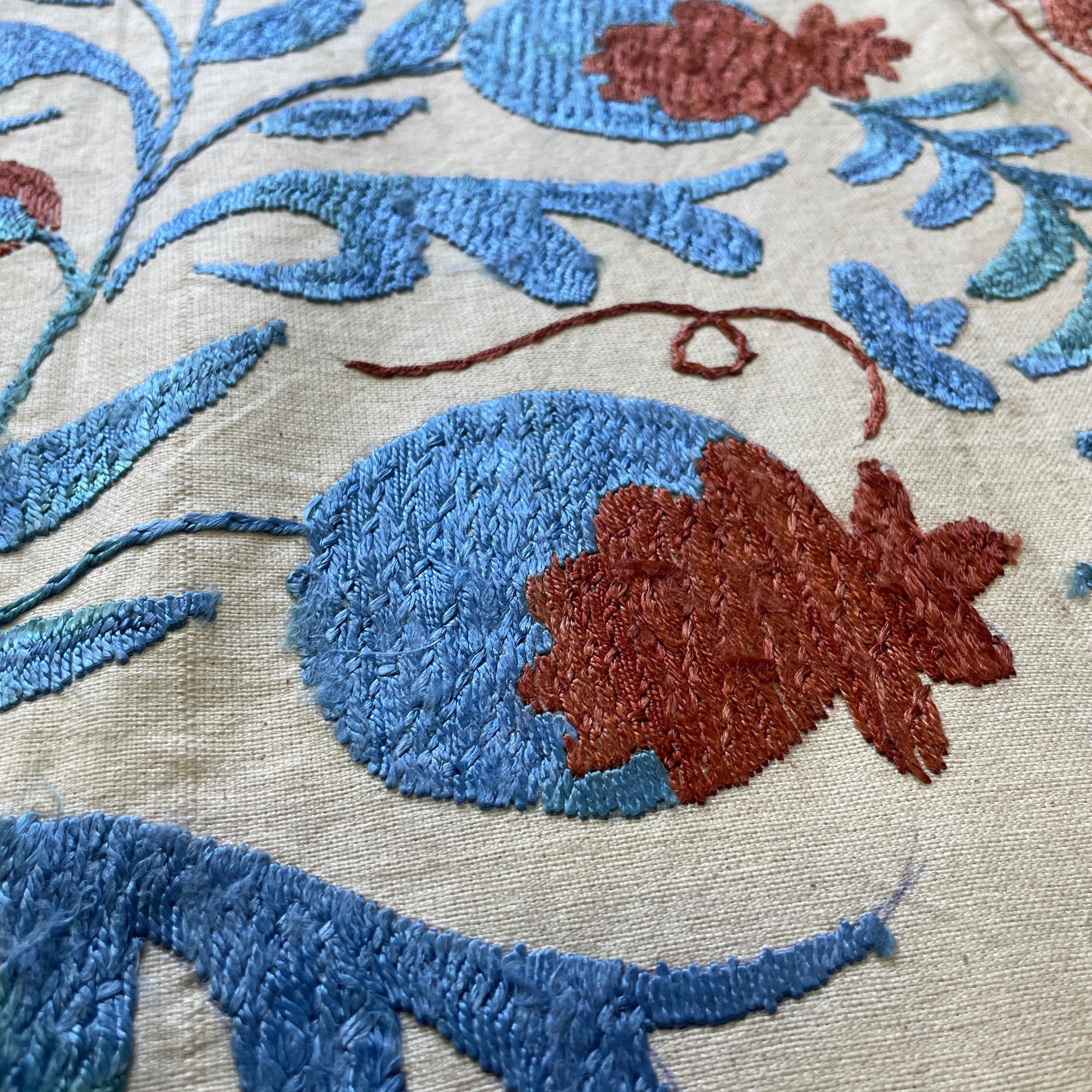 Uzbek Suzani Bed Throw