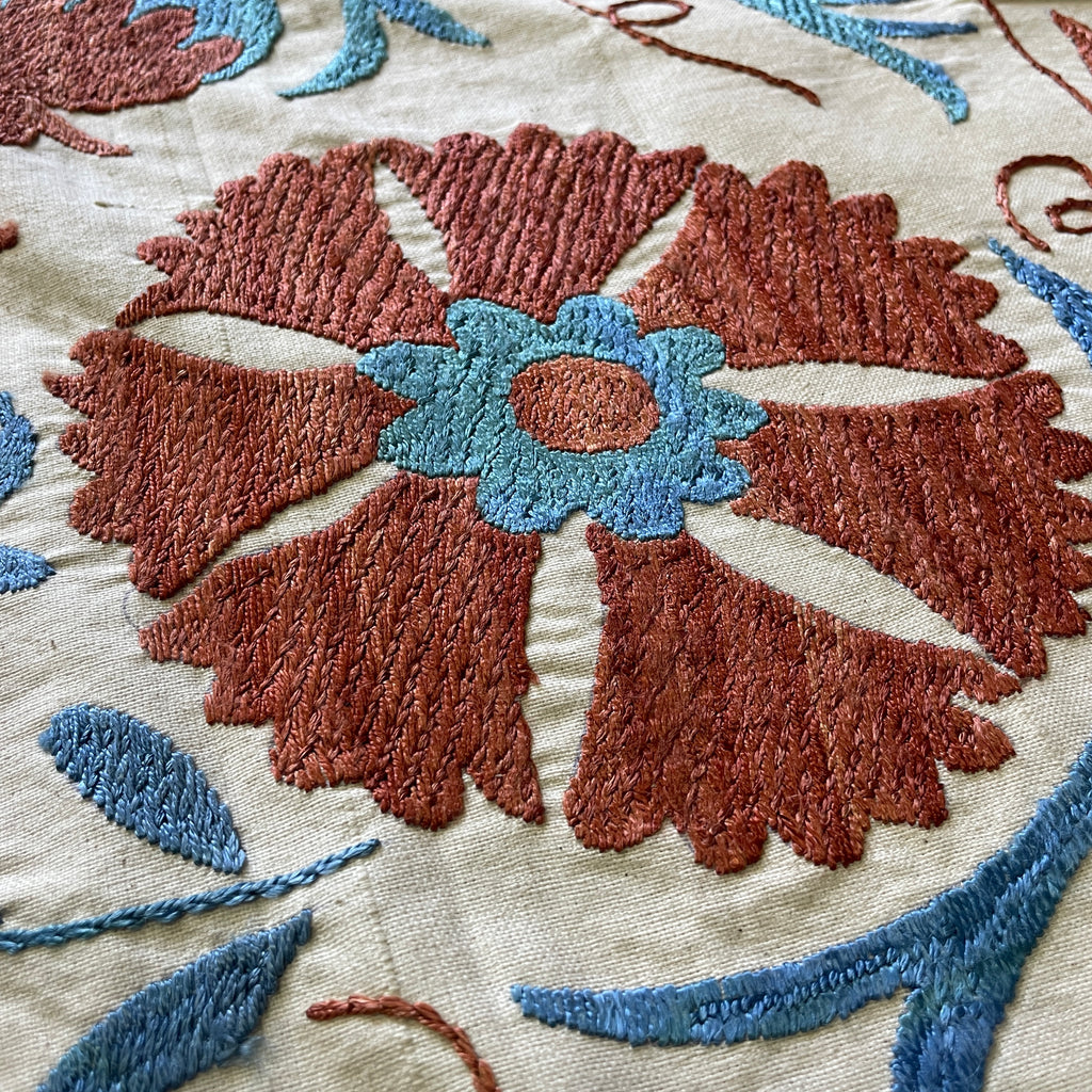 Uzbek Suzani Bed Throw
