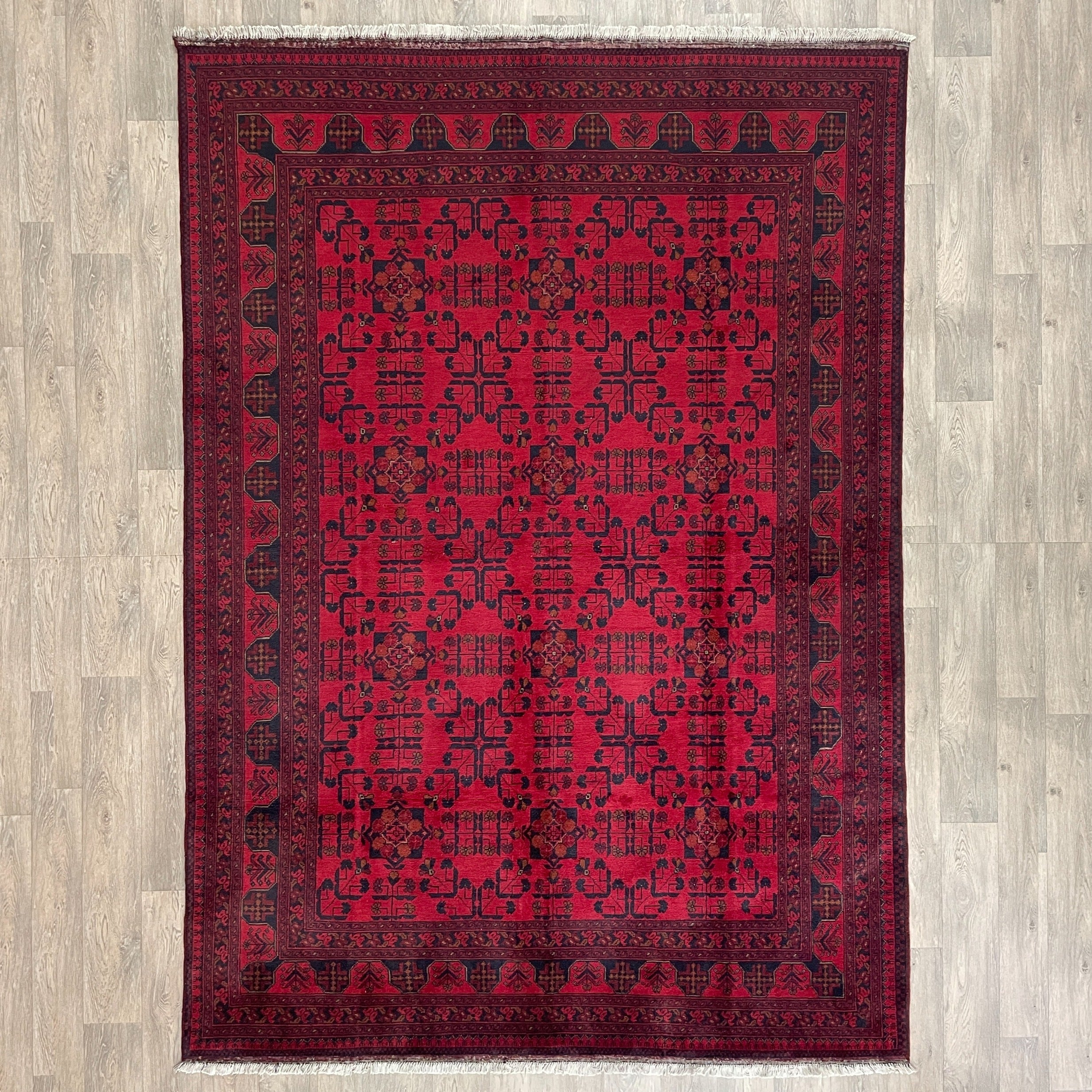 306 x 210 cm | Afghan Khal Muhammadi Rug
