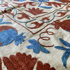 Uzbek Suzani Bed Throw
