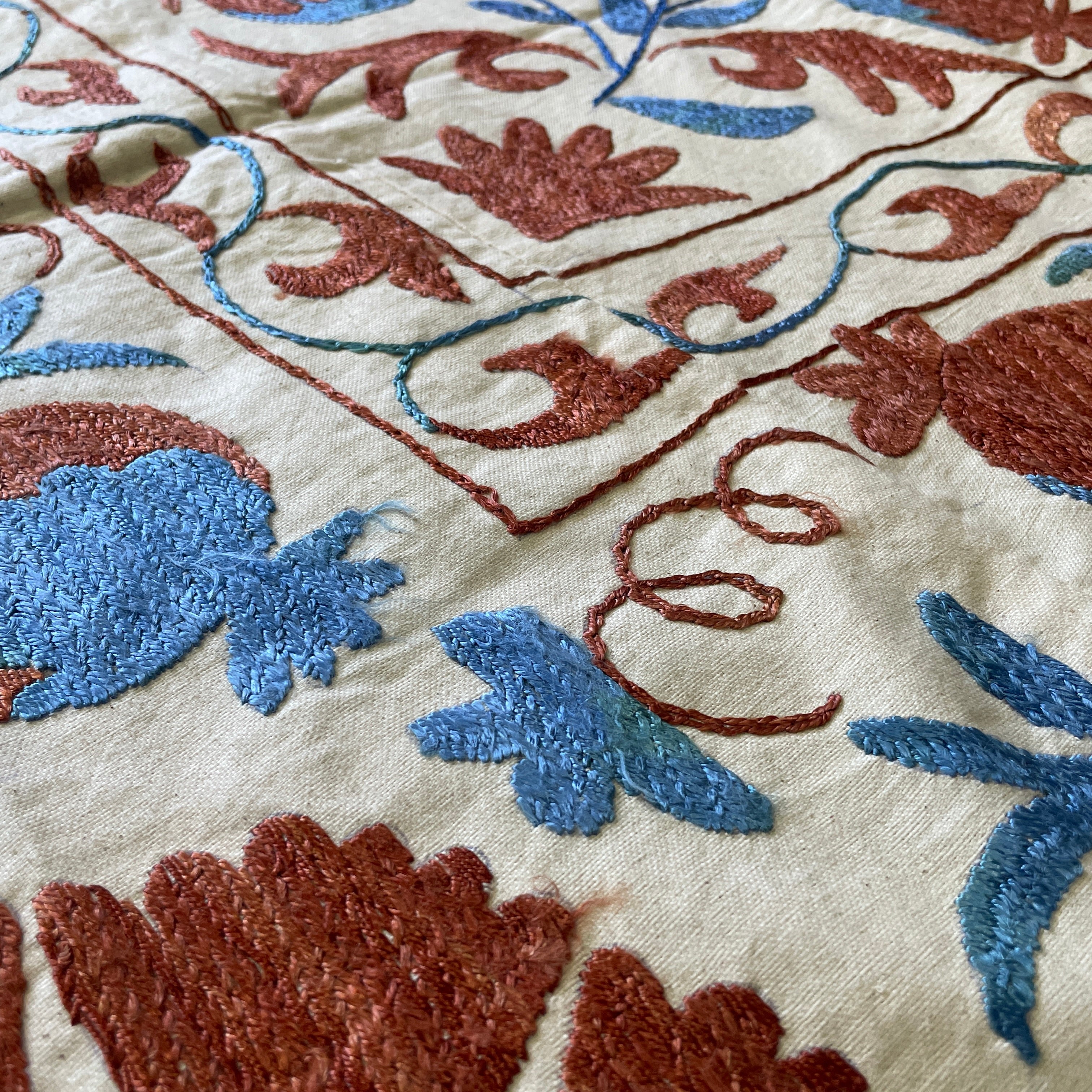 Uzbek Suzani Bed Throw
