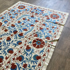 Uzbek Suzani Bed Throw