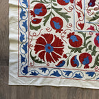 Uzbek Suzani Bed Throw