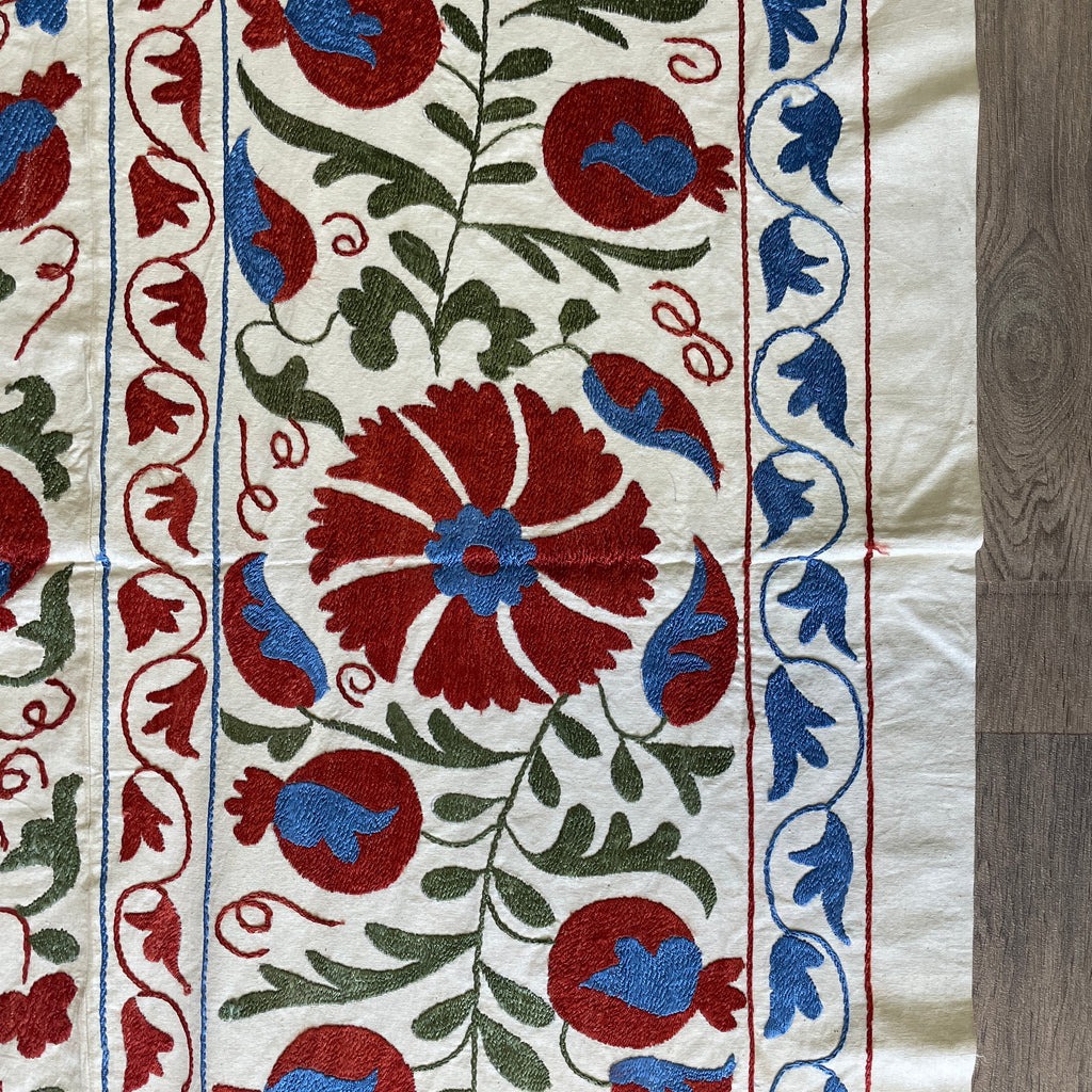 Uzbek Suzani Bed Throw