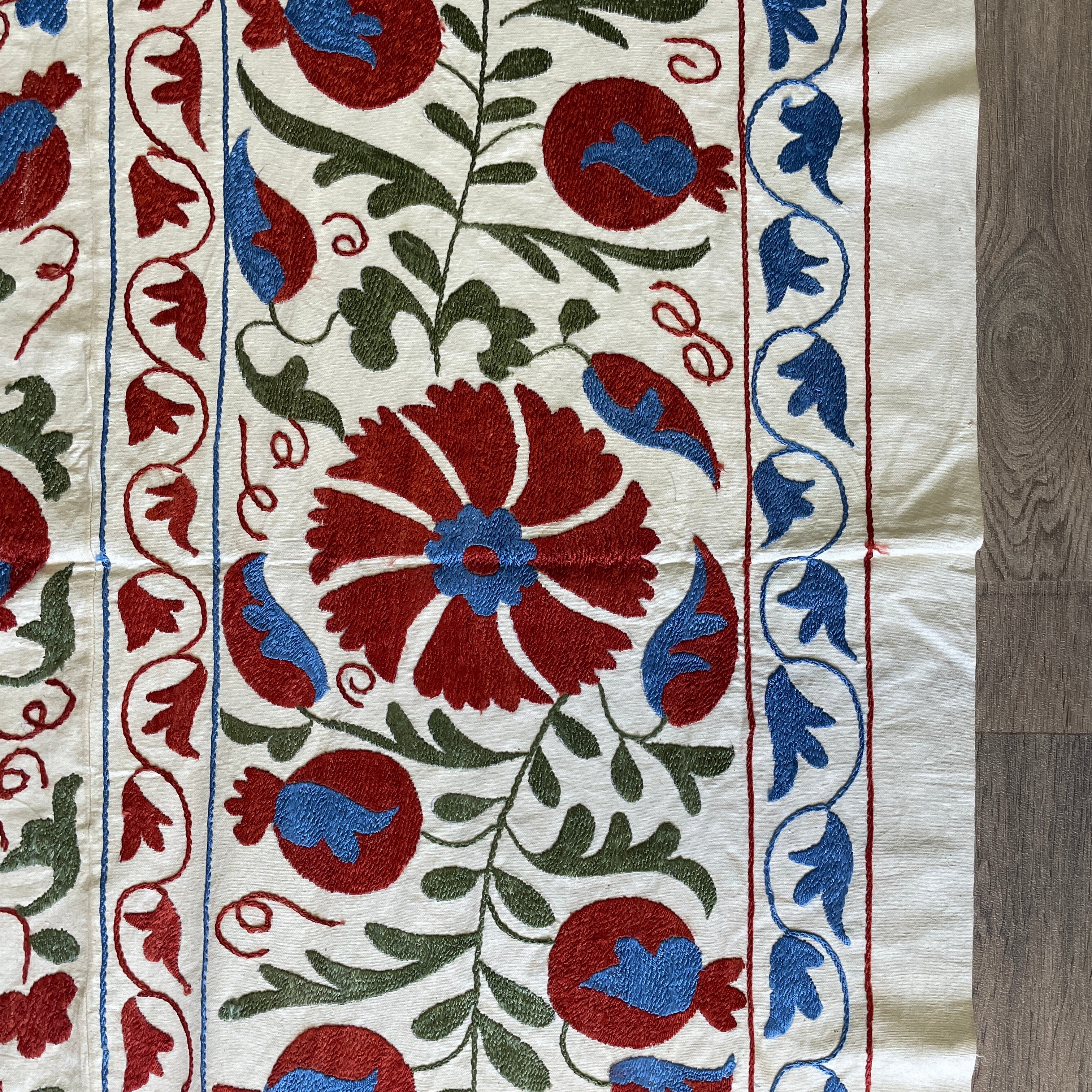 Uzbek Suzani Bed Throw