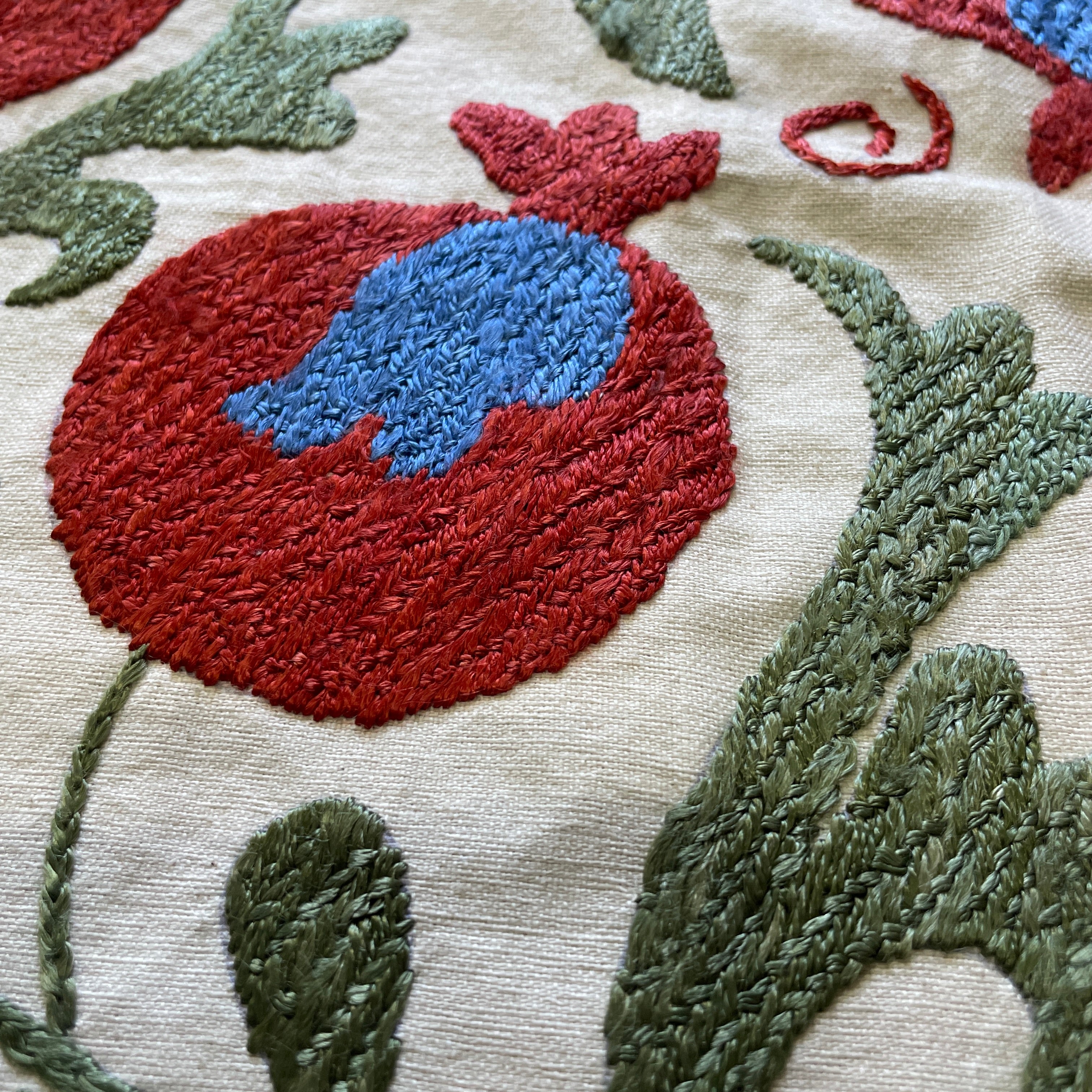 Uzbek Suzani Bed Throw