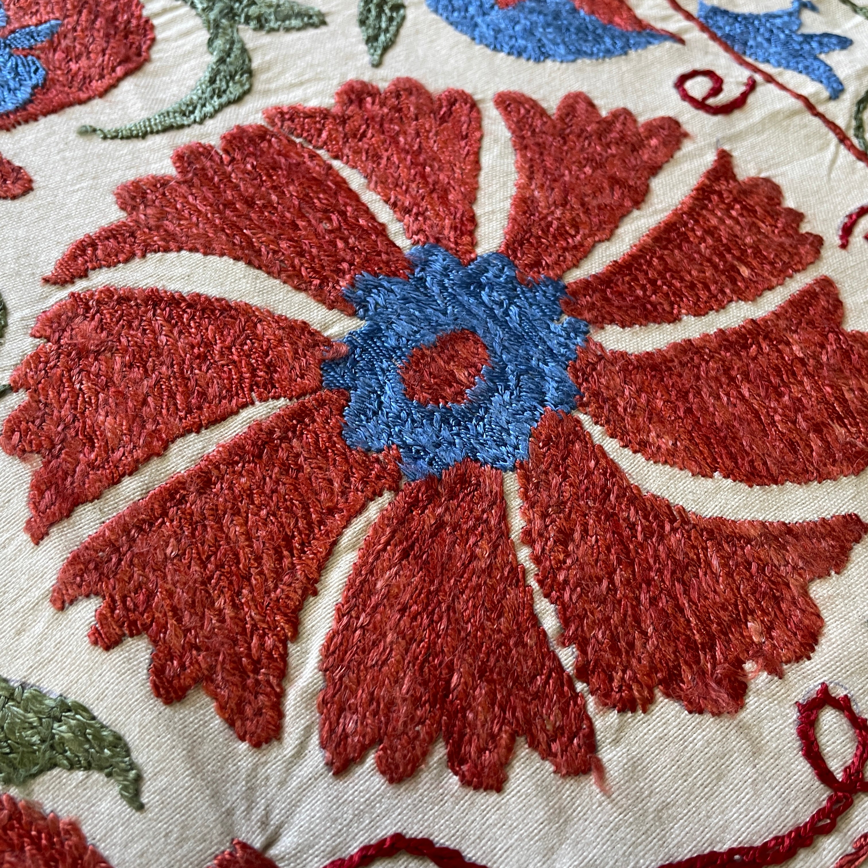 Uzbek Suzani Bed Throw
