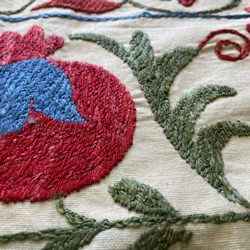 Uzbek Suzani Bed Throw