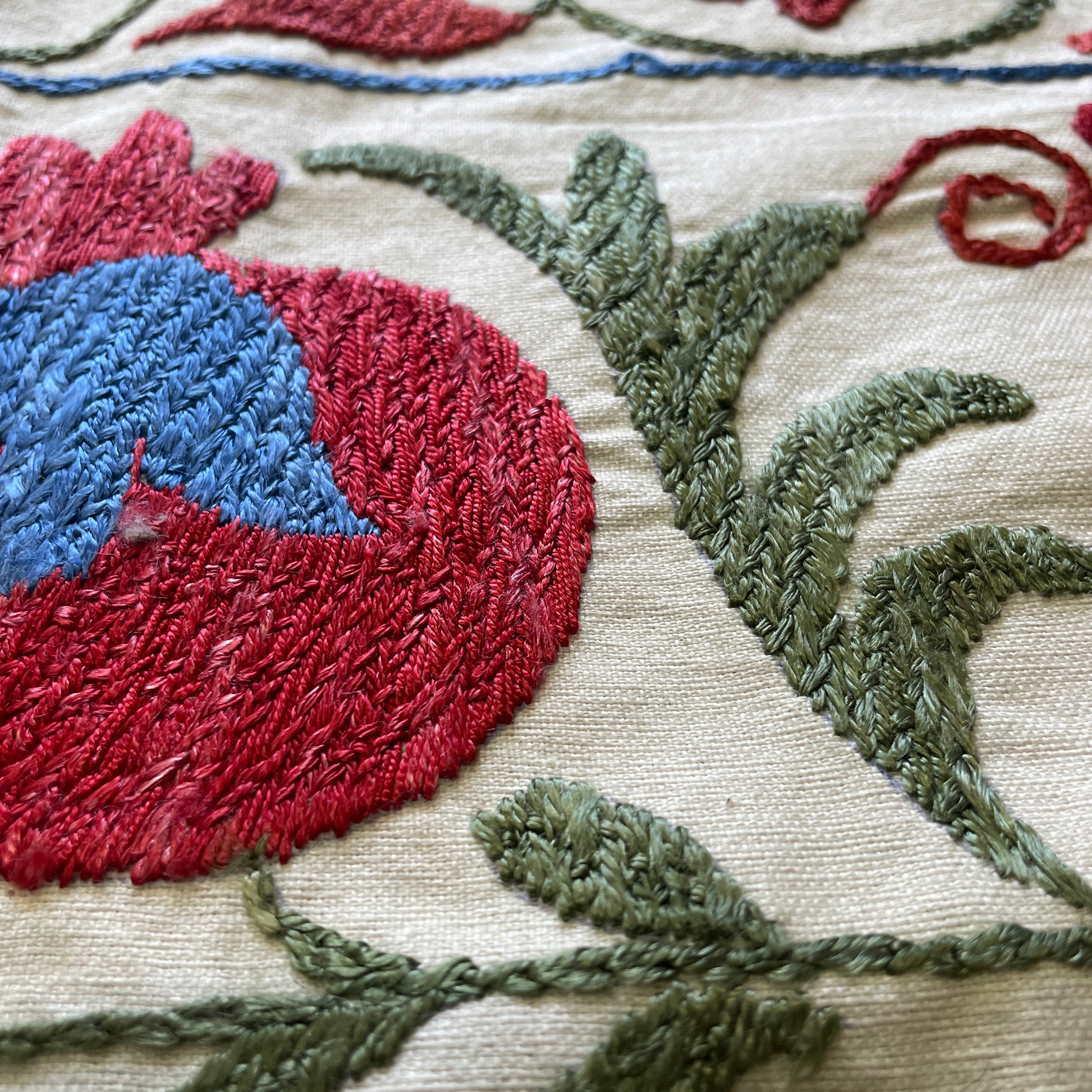 Uzbek Suzani Bed Throw