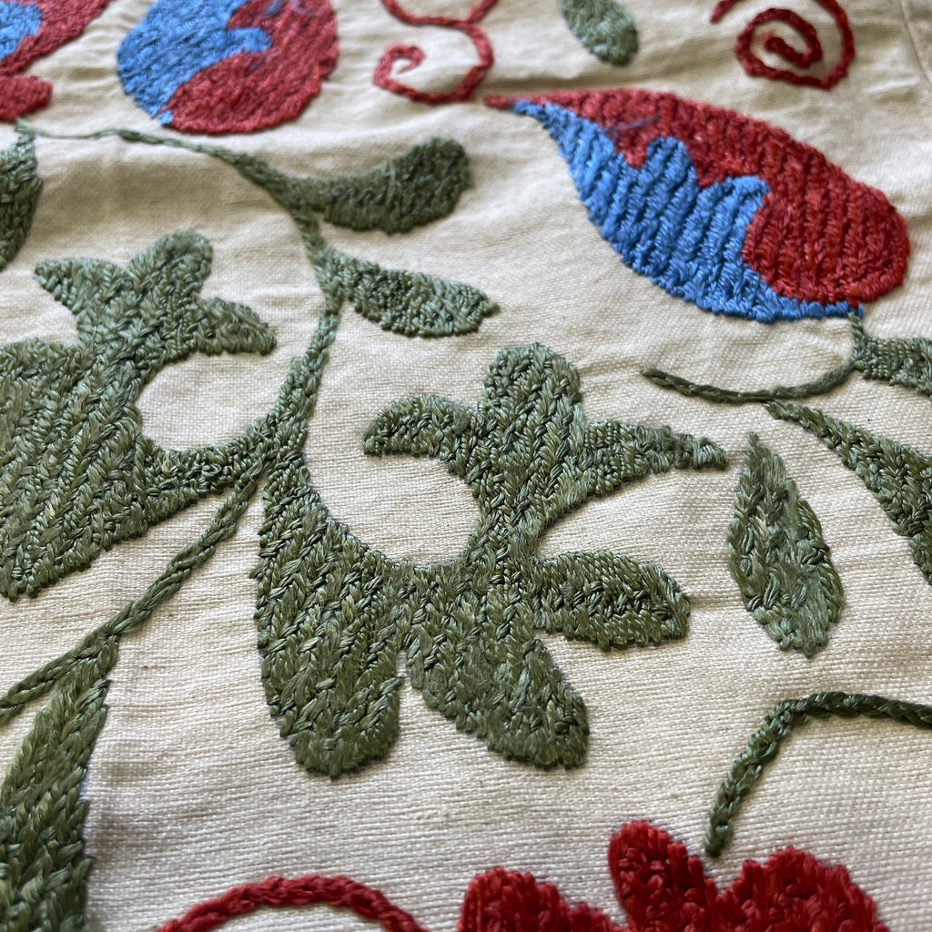 Uzbek Suzani Bed Throw