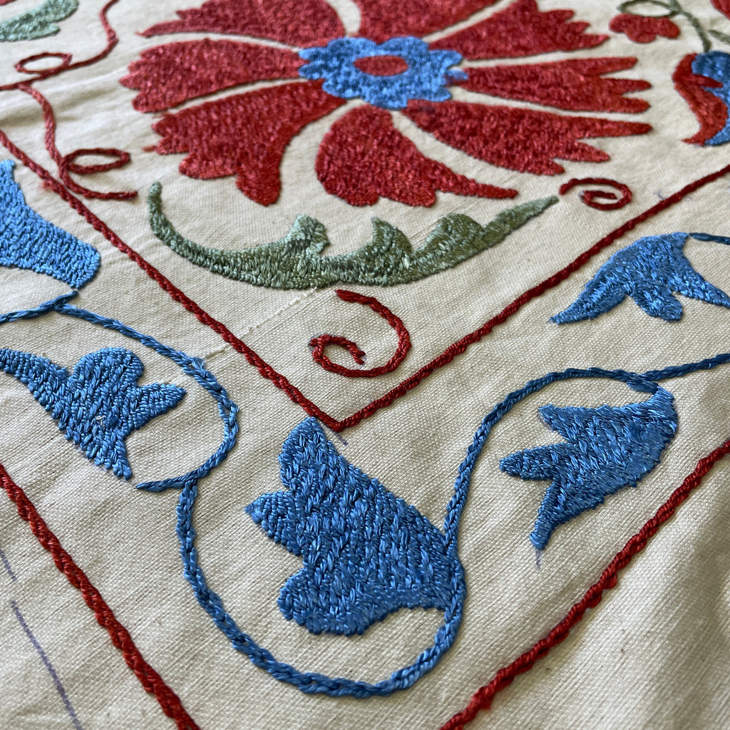 Uzbek Suzani Bed Throw