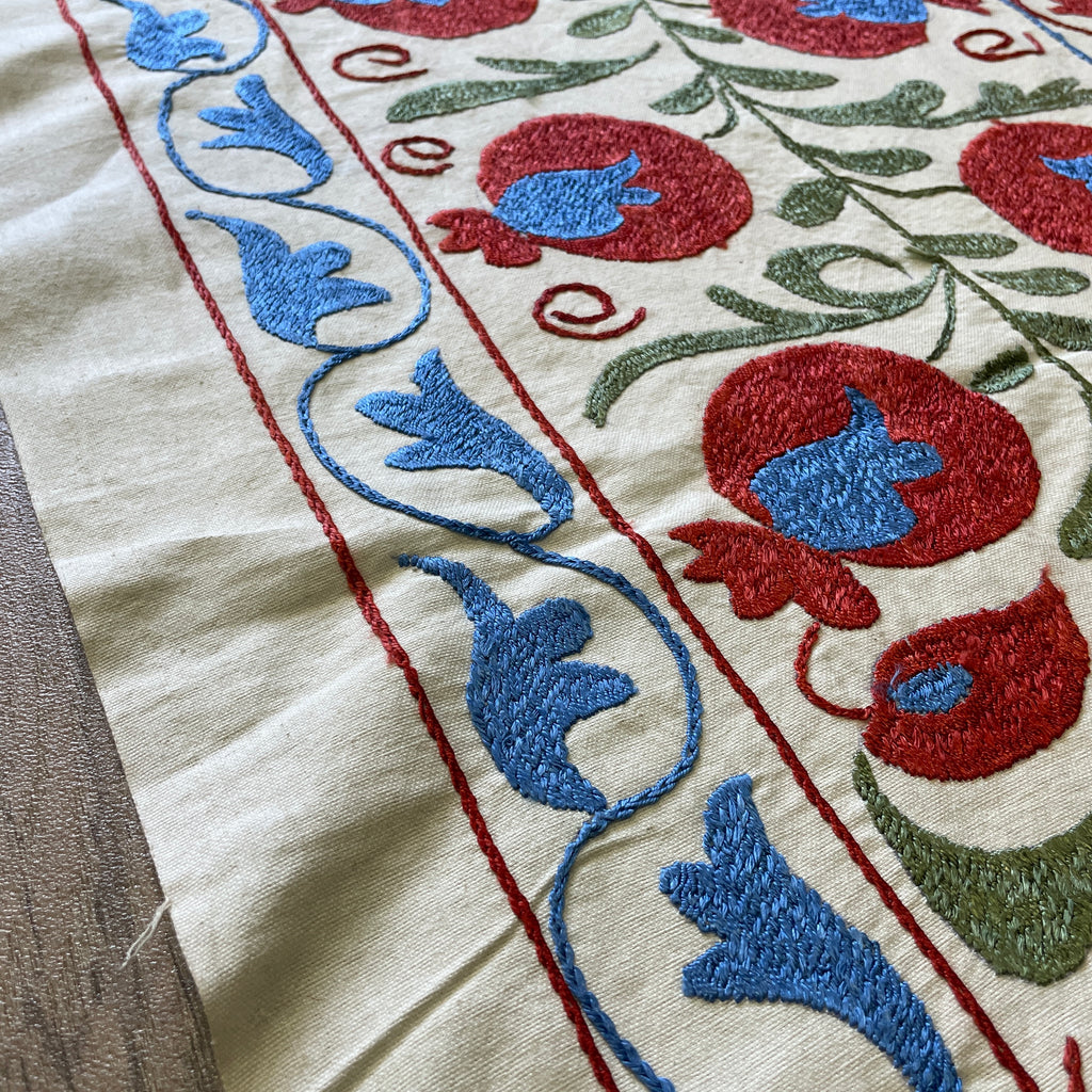 Uzbek Suzani Bed Throw