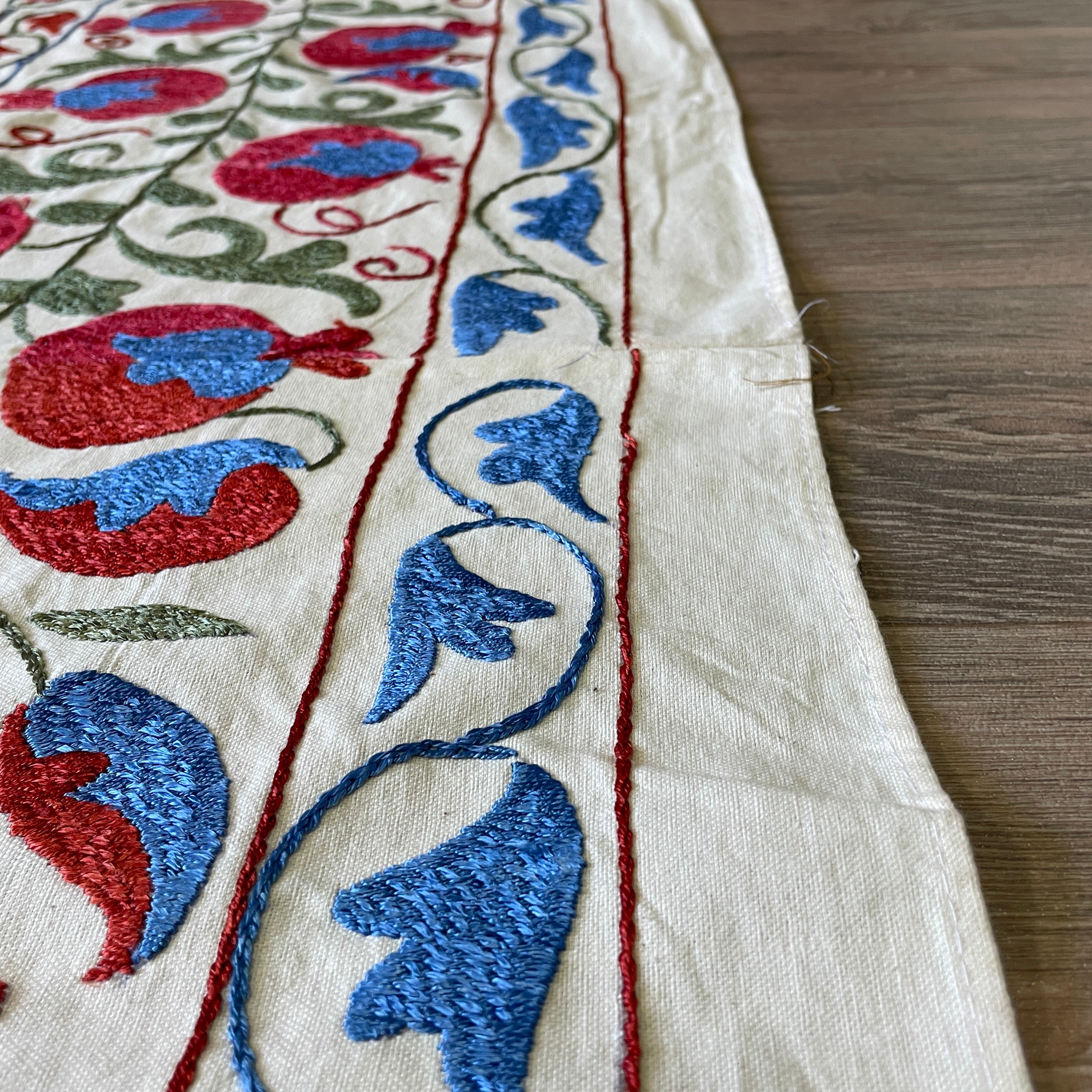 Uzbek Suzani Bed Throw