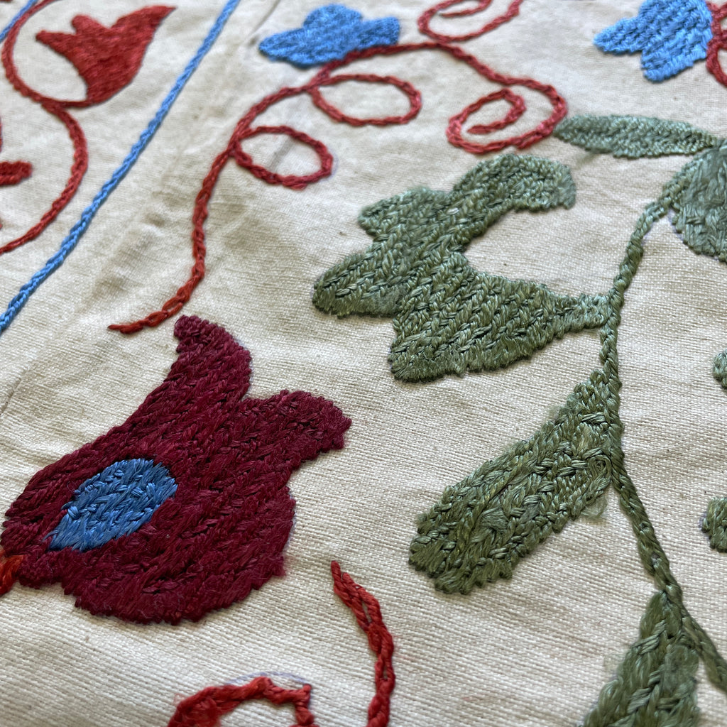 Uzbek Suzani Bed Throw