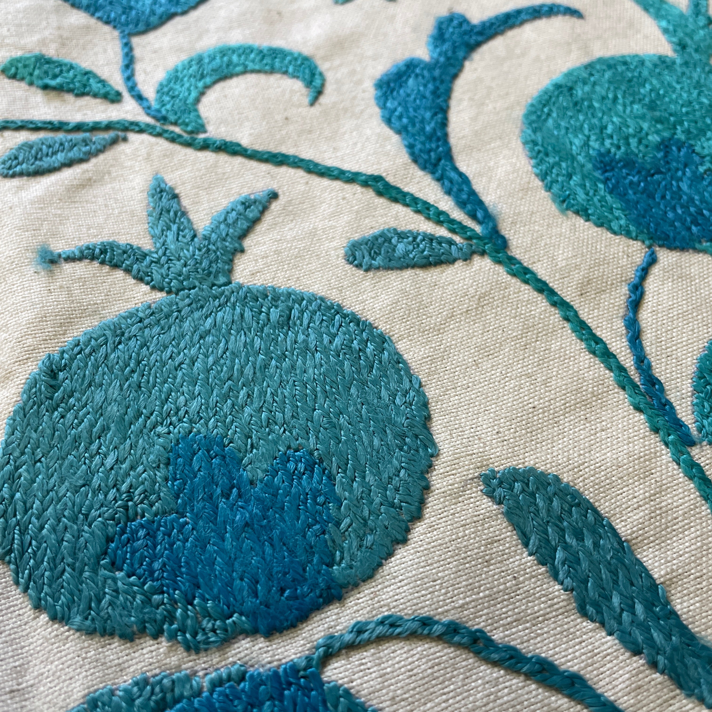Uzbek Suzani Bed Throw