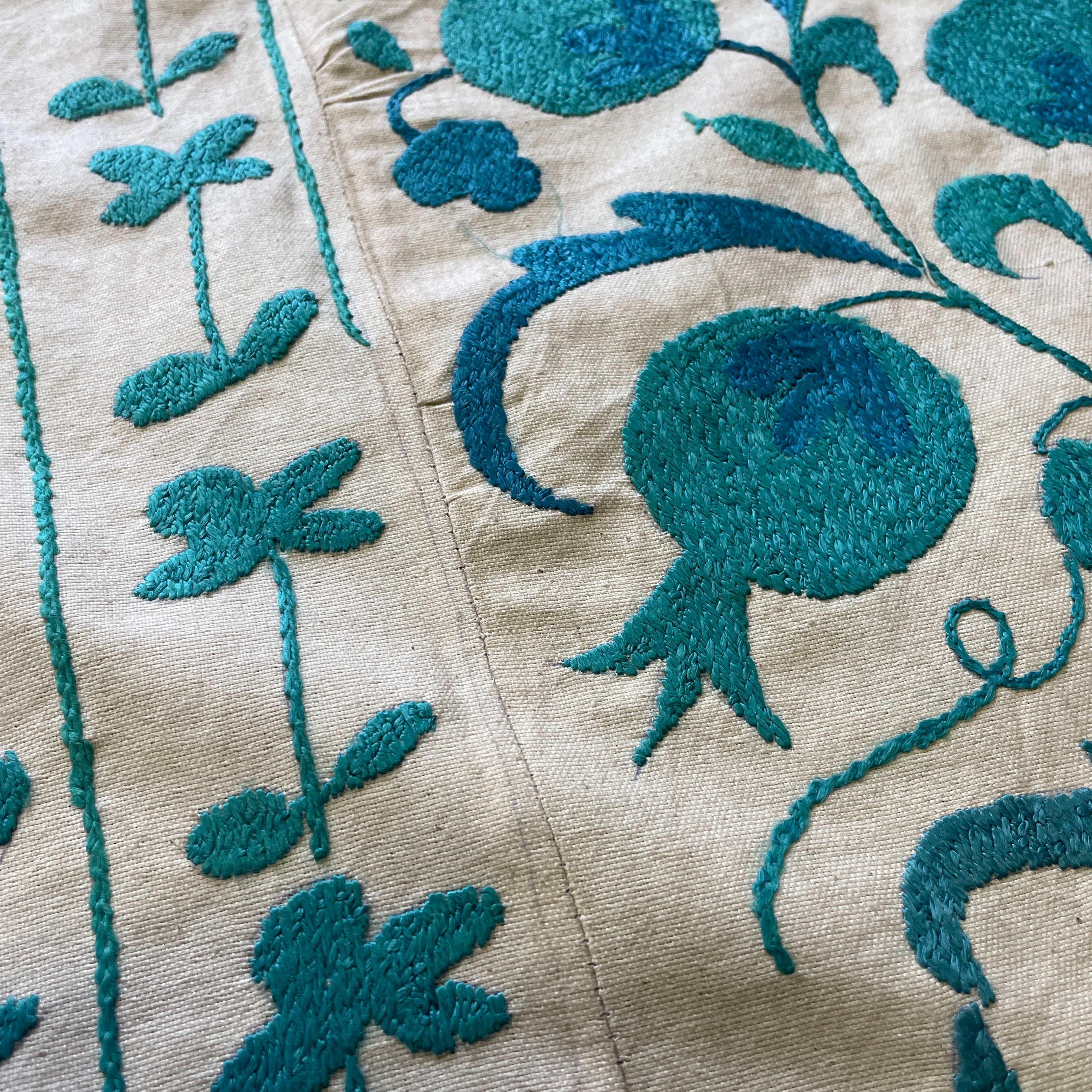 Uzbek Suzani Bed Throw