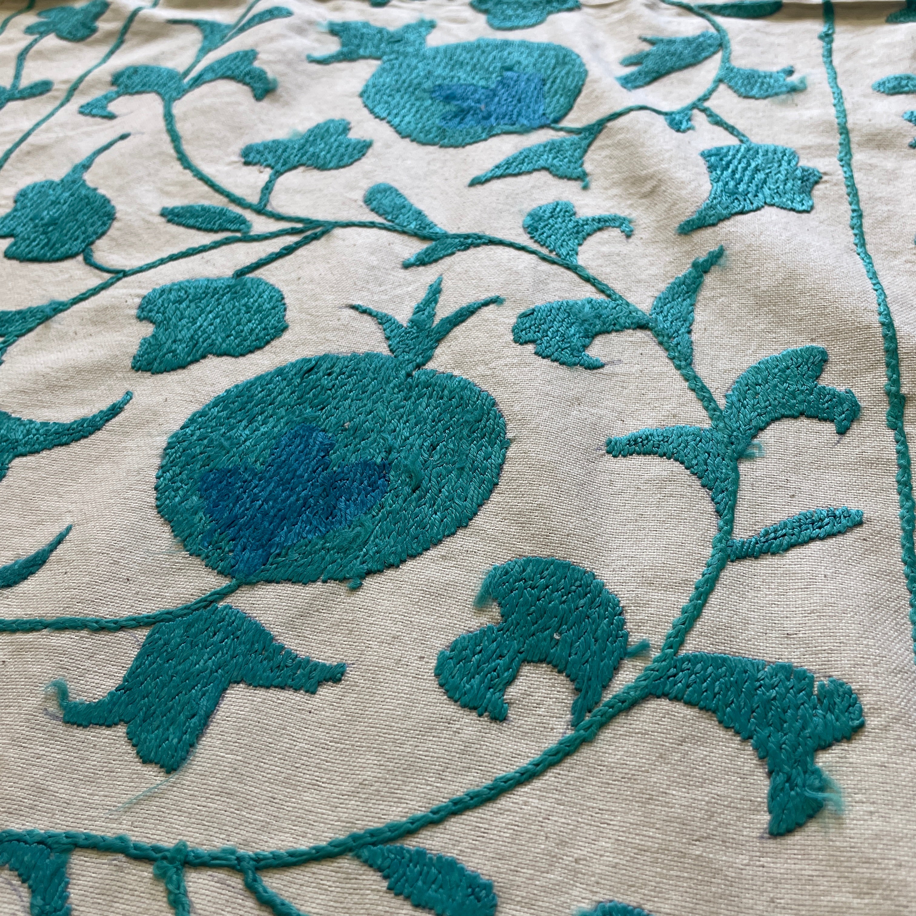 Uzbek Suzani Bed Throw