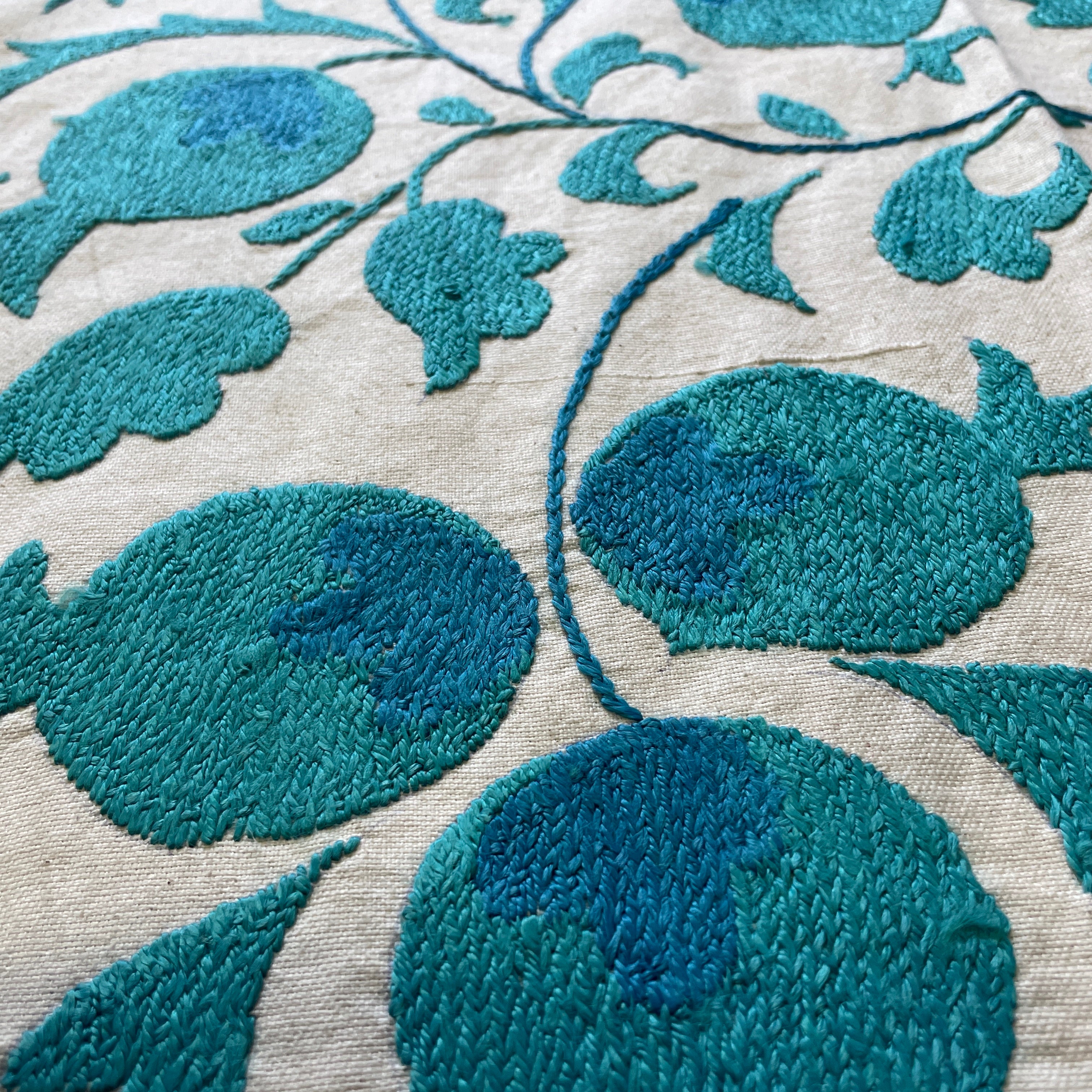 Uzbek Suzani Bed Throw