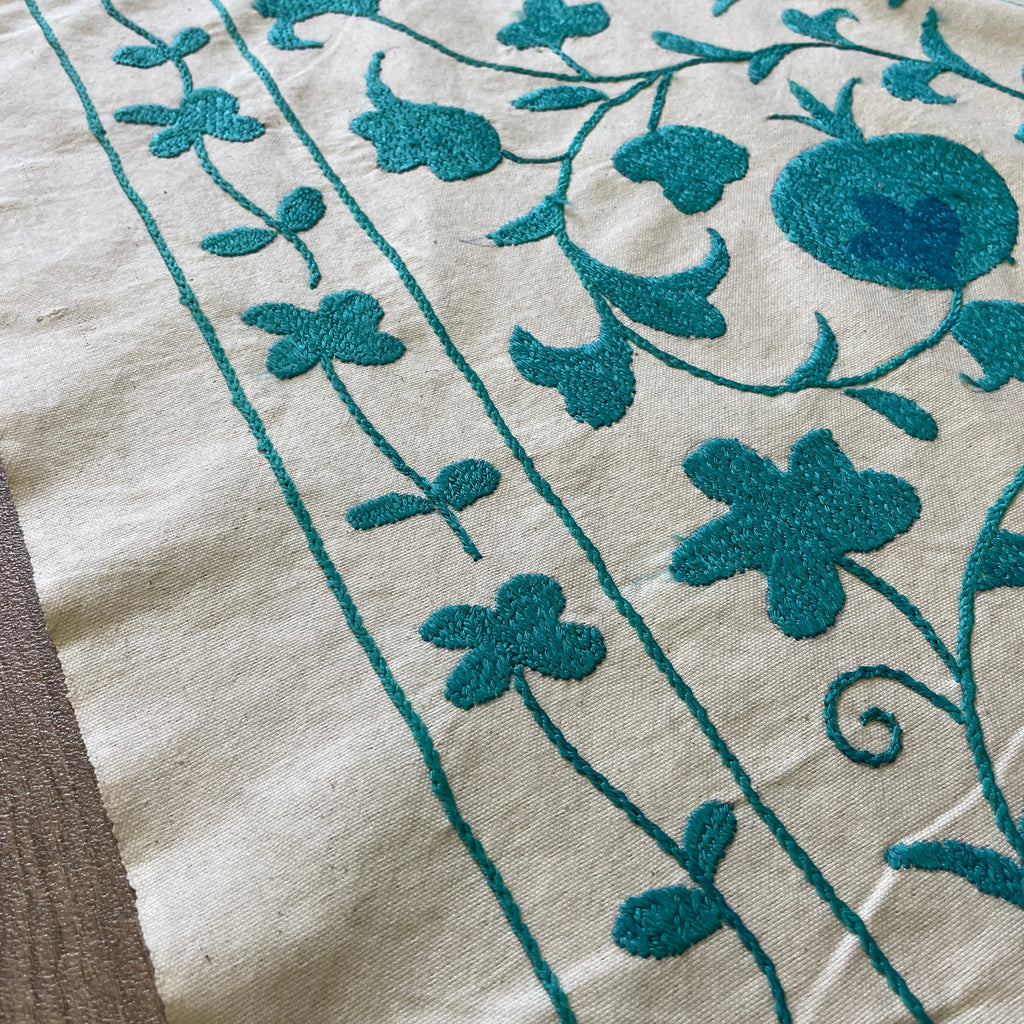 Uzbek Suzani Bed Throw