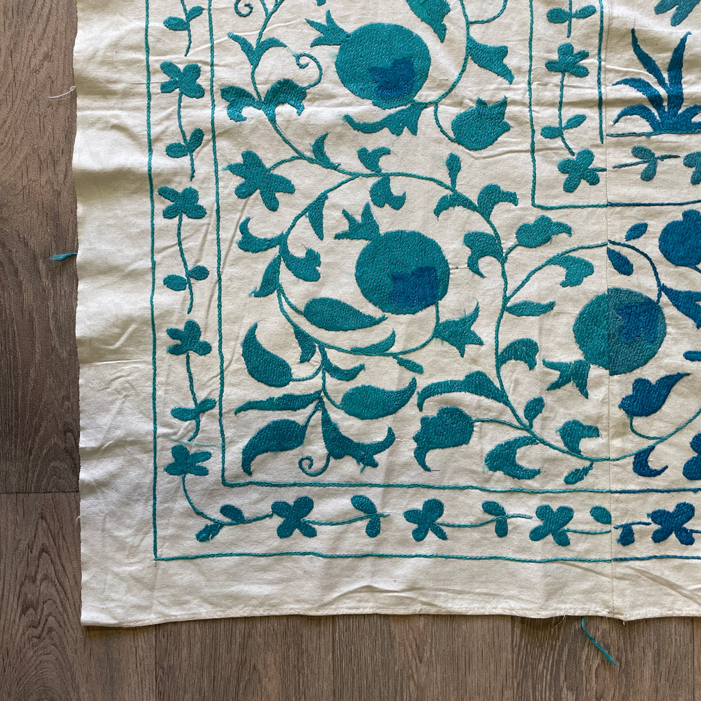 Uzbek Suzani Bed Throw