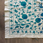 Uzbek Suzani Bed Throw