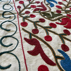 Afghan 'Sheberghan' Suzani Bed Throw