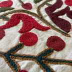 Afghan 'Sheberghan' Suzani Bed Throw
