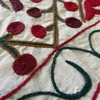 Afghan 'Sheberghan' Suzani Bed Throw
