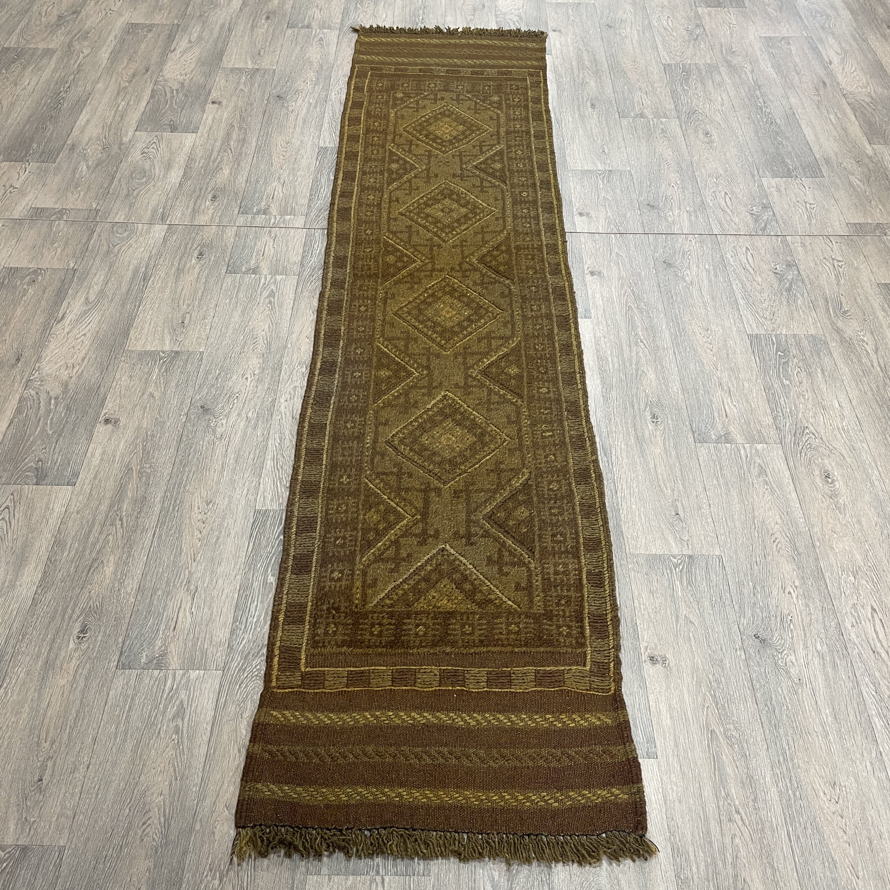 252 x 58 cm | Afghan Mushwani Runner - Khorasan Rugs