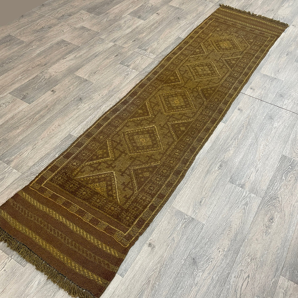 252 x 58 cm | Afghan Mushwani Runner - Khorasan Rugs