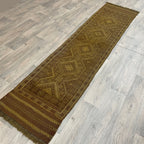 252 x 58 cm | Afghan Mushwani Runner - Khorasan Rugs