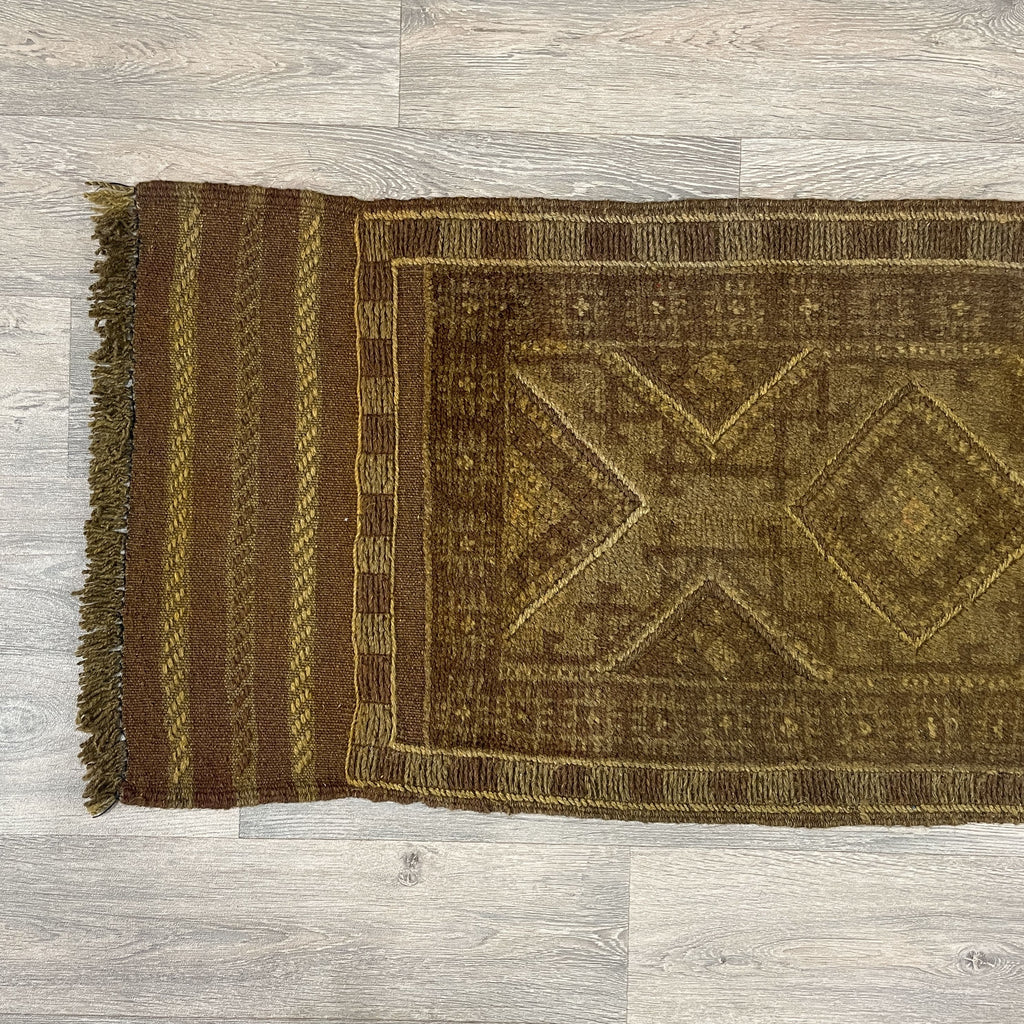 252 x 58 cm | Afghan Mushwani Runner - Khorasan Rugs