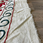 Afghan 'Sheberghan' Suzani Bed Throw