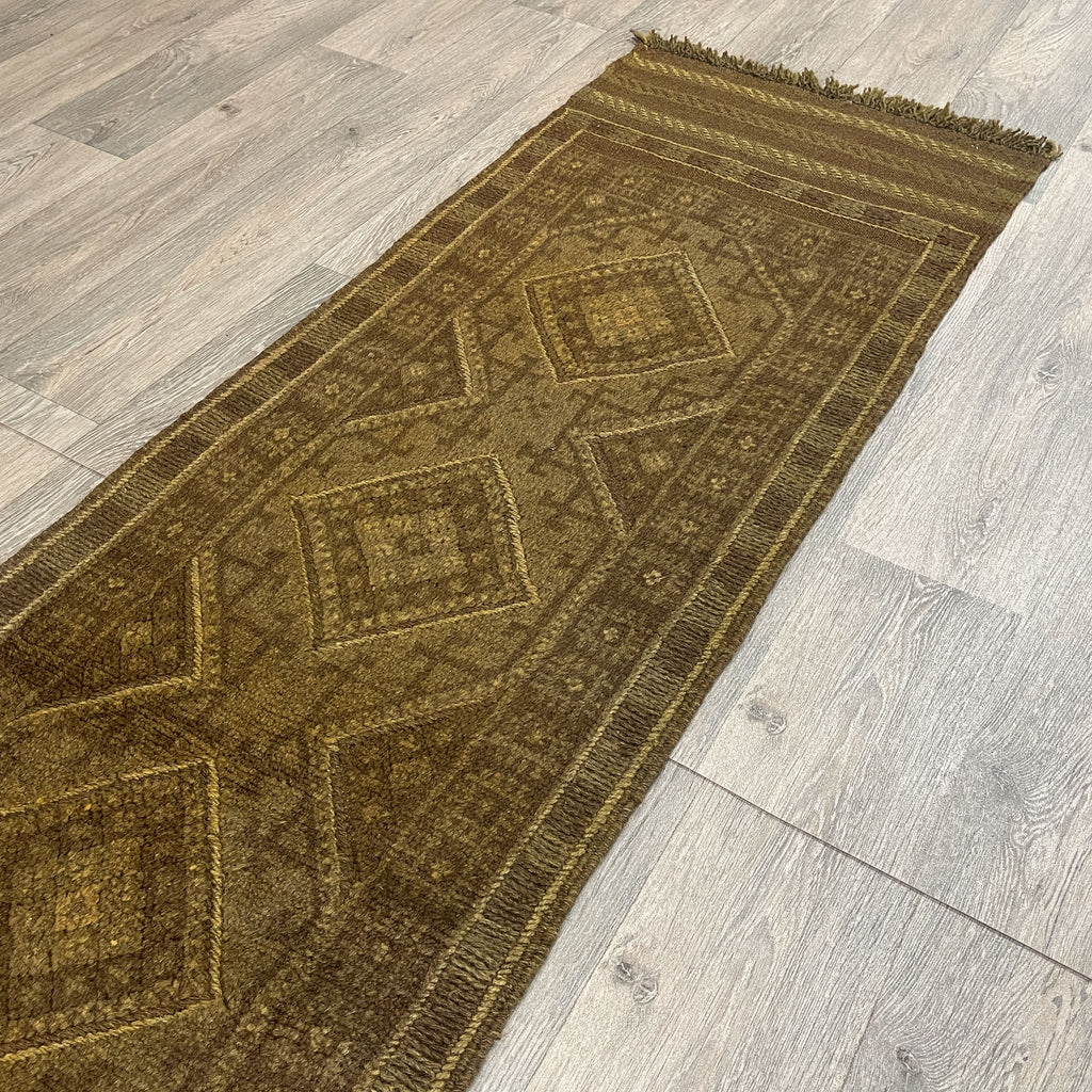 252 x 58 cm | Afghan Mushwani Runner - Khorasan Rugs