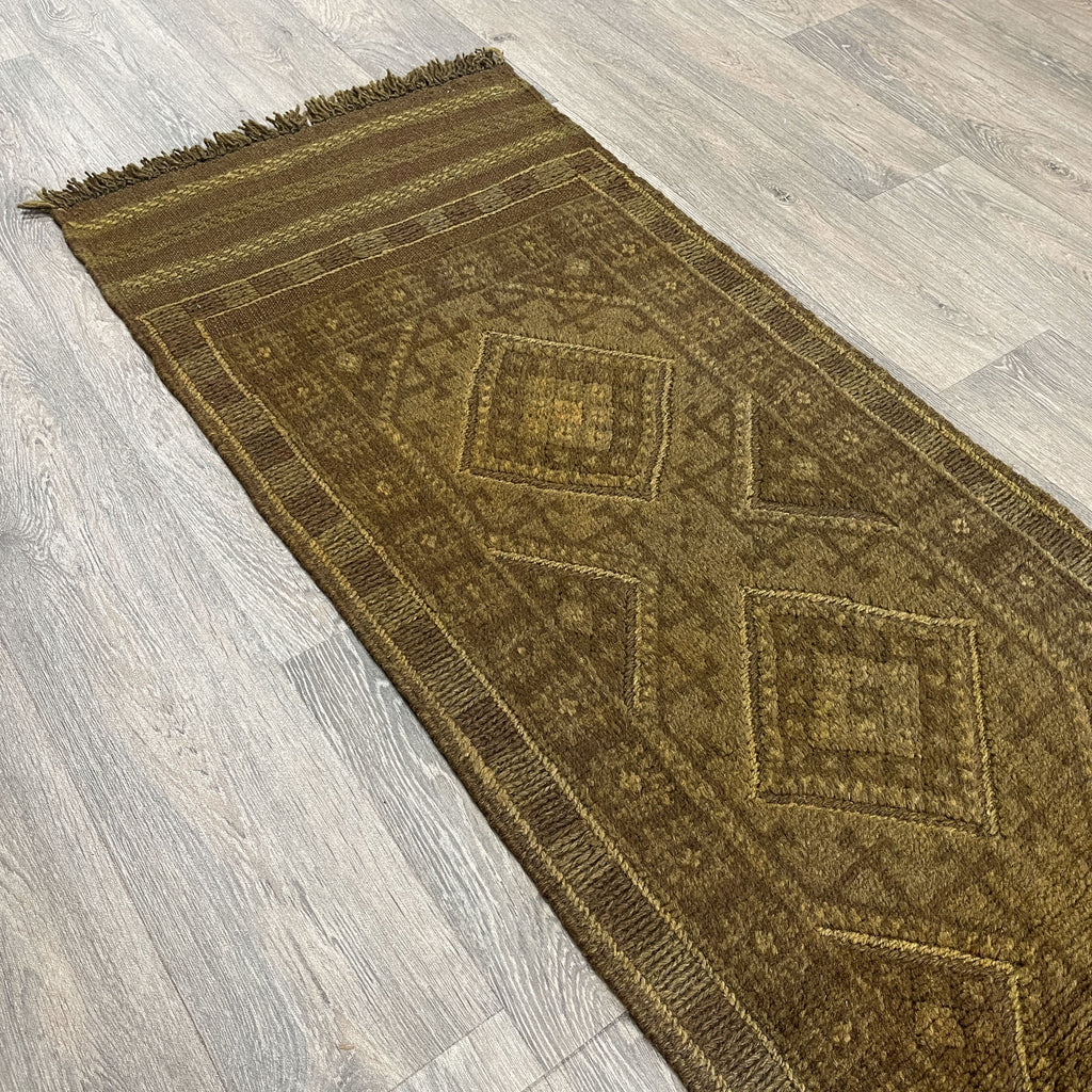 252 x 58 cm | Afghan Mushwani Runner - Khorasan Rugs