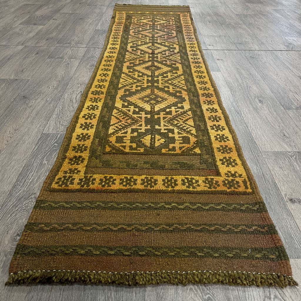 248 x 60 cm | Afghan Mushwani Runner - Khorasan Rugs