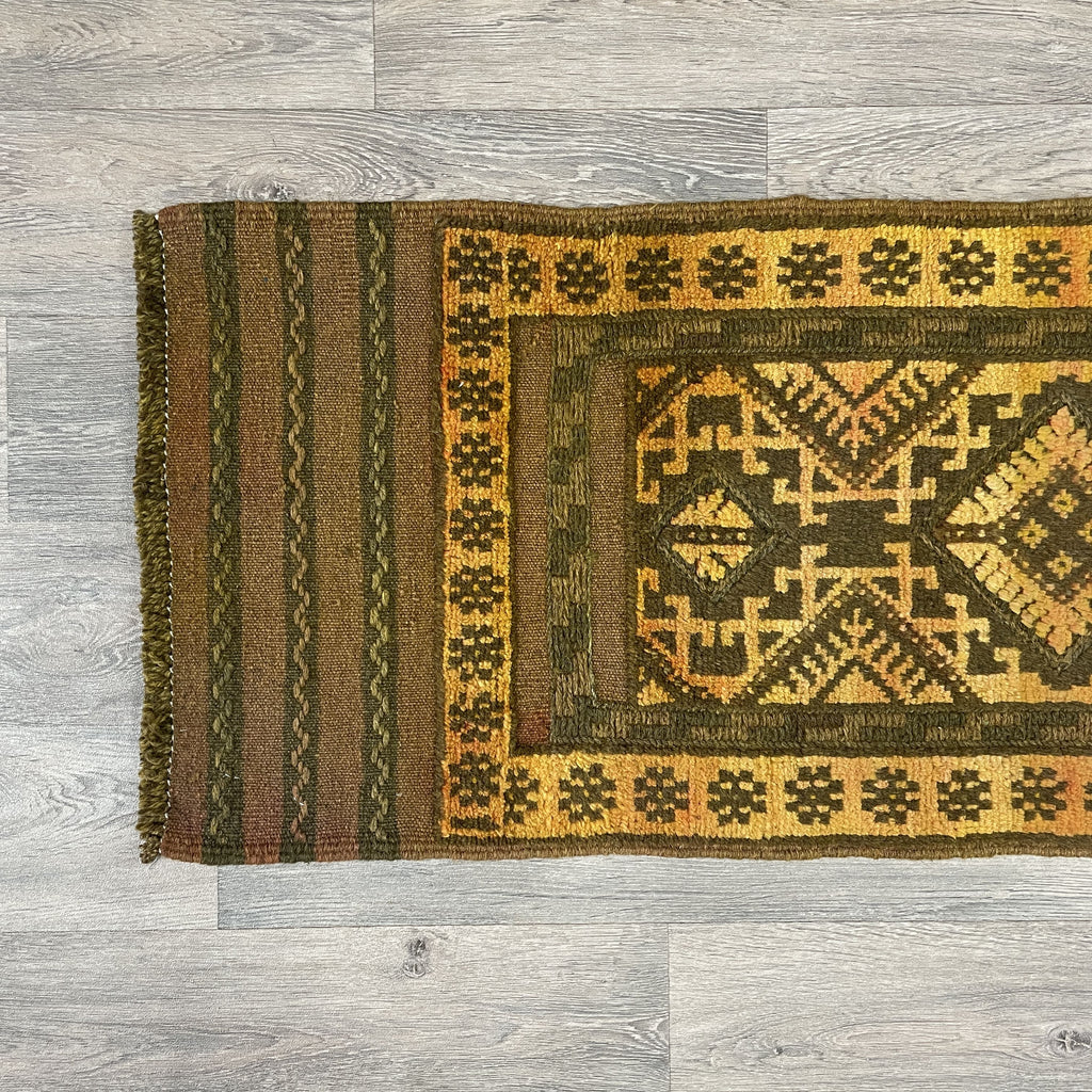248 x 60 cm | Afghan Mushwani Runner - Khorasan Rugs