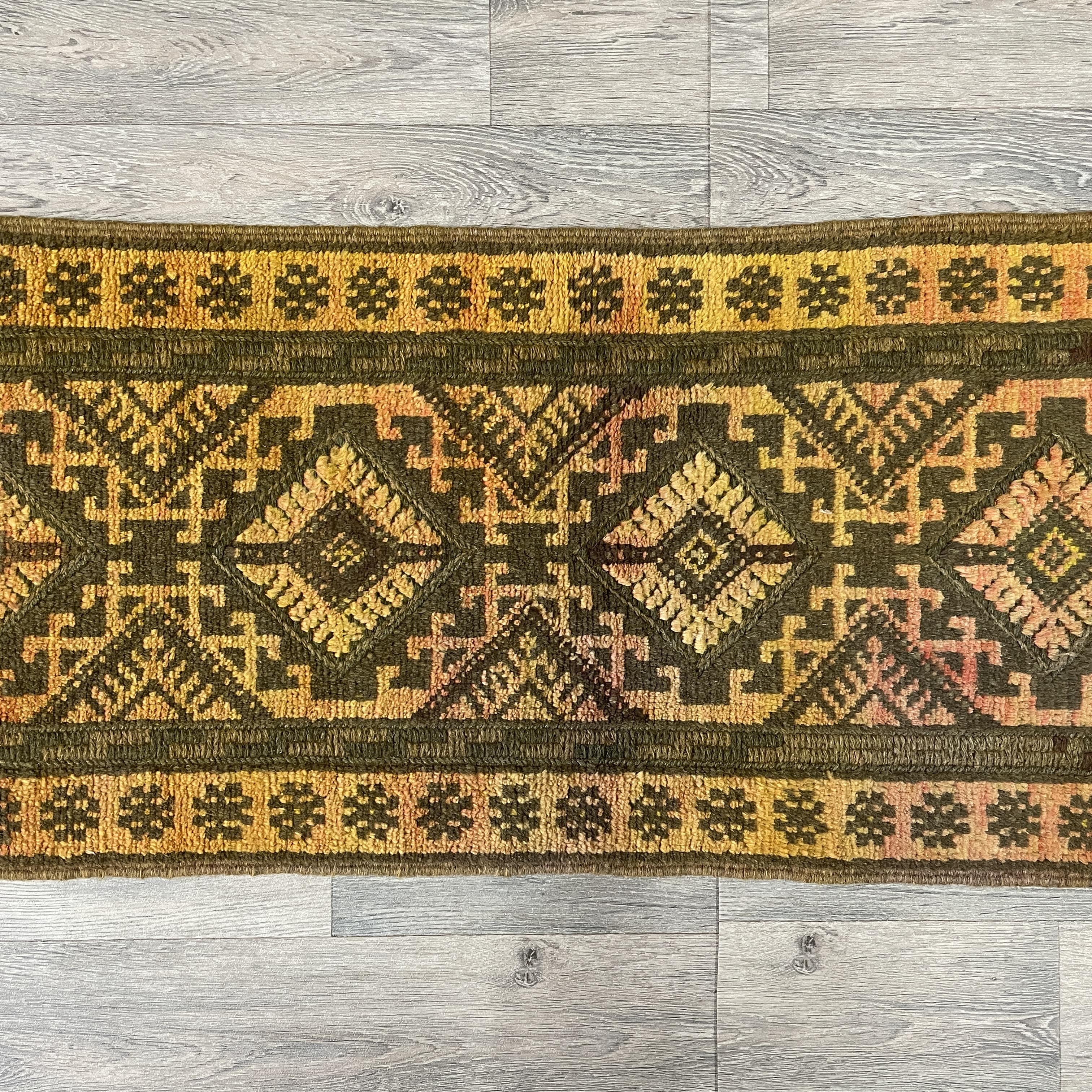 248 x 60 cm | Afghan Mushwani Runner - Khorasan Rugs