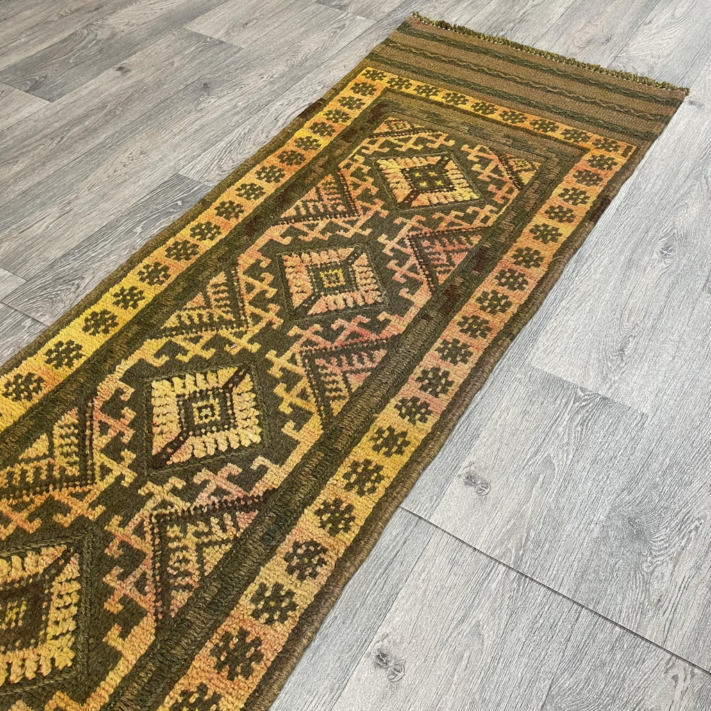 248 x 60 cm | Afghan Mushwani Runner - Khorasan Rugs