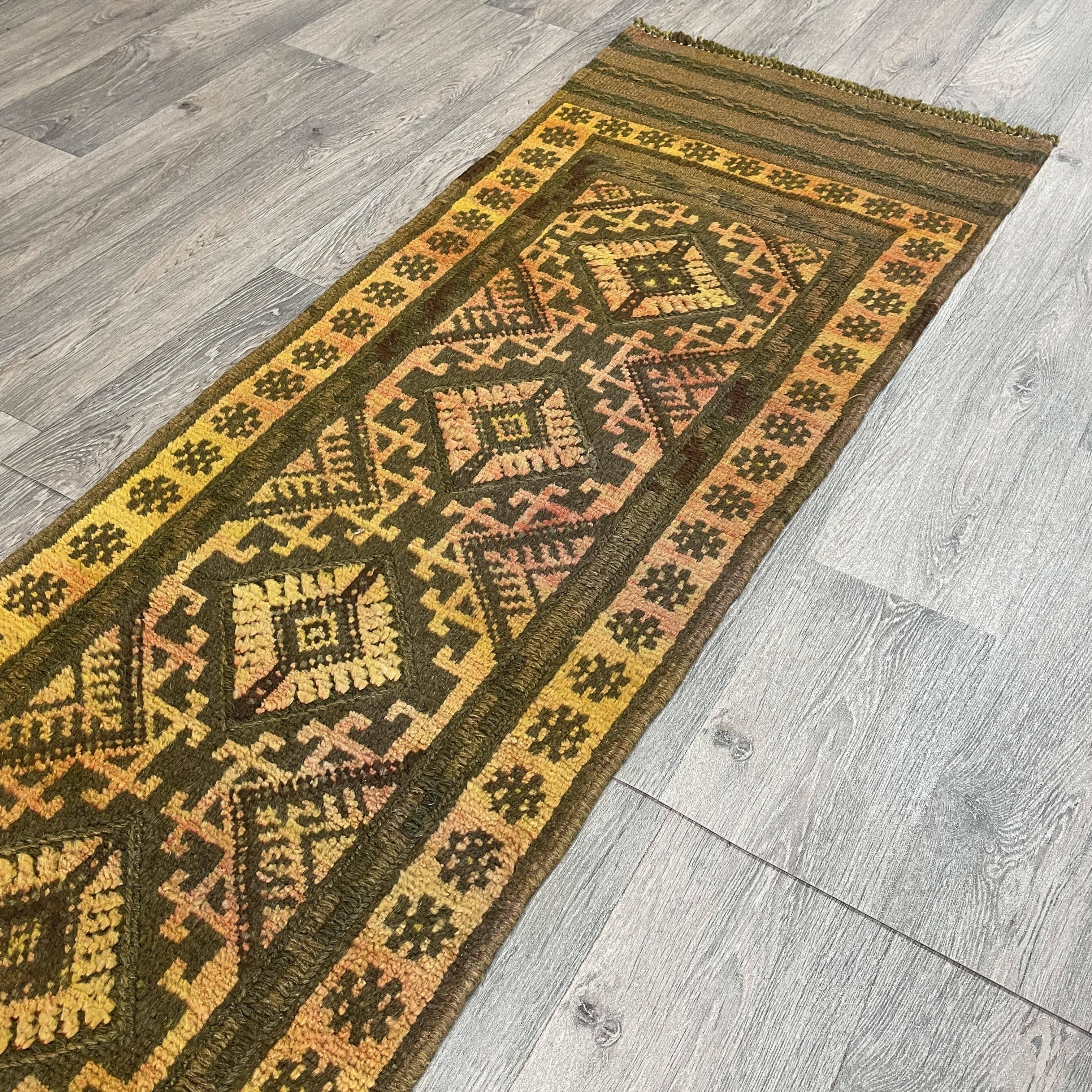 248 x 60 cm | Afghan Mushwani Runner - Khorasan Rugs
