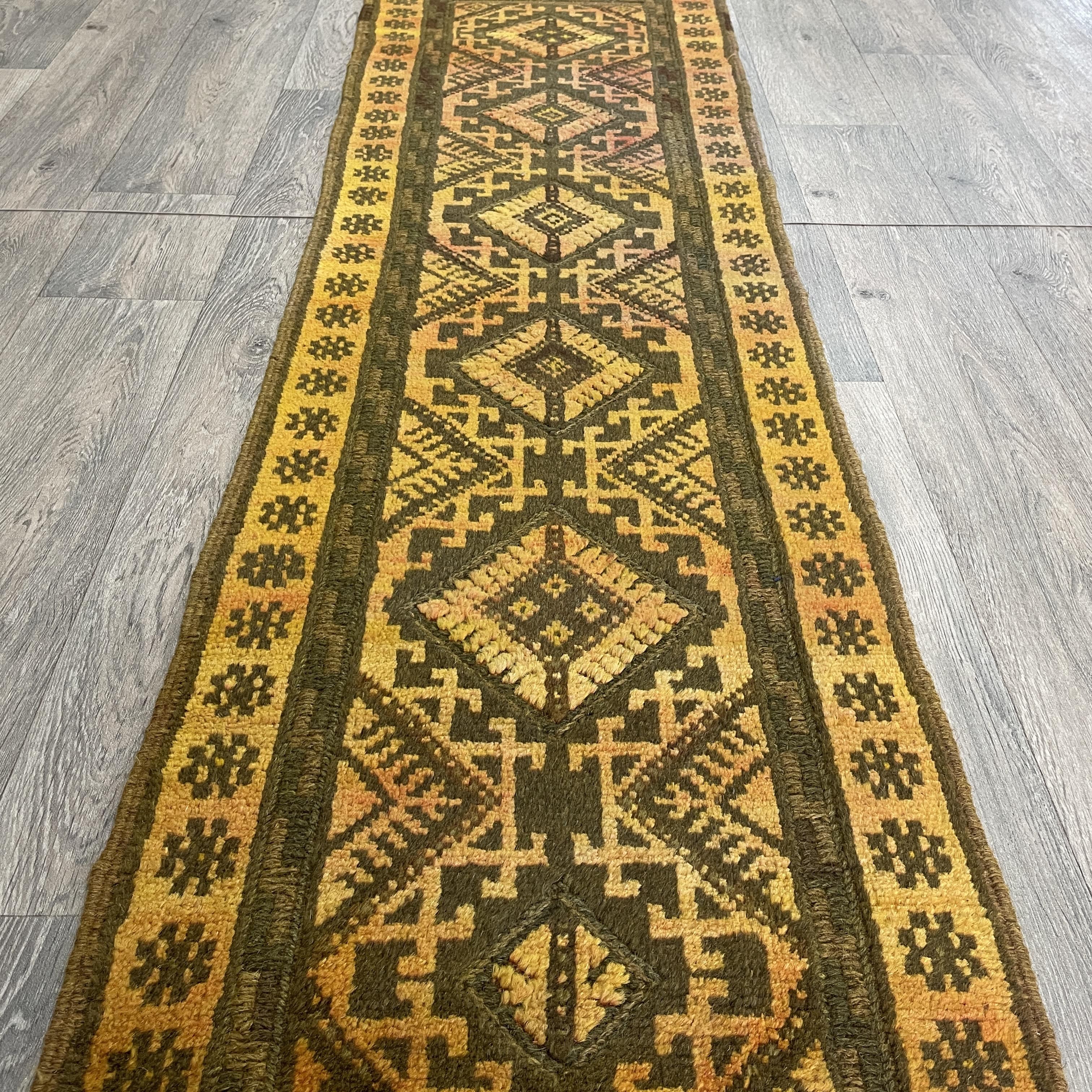 248 x 60 cm | Afghan Mushwani Runner - Khorasan Rugs