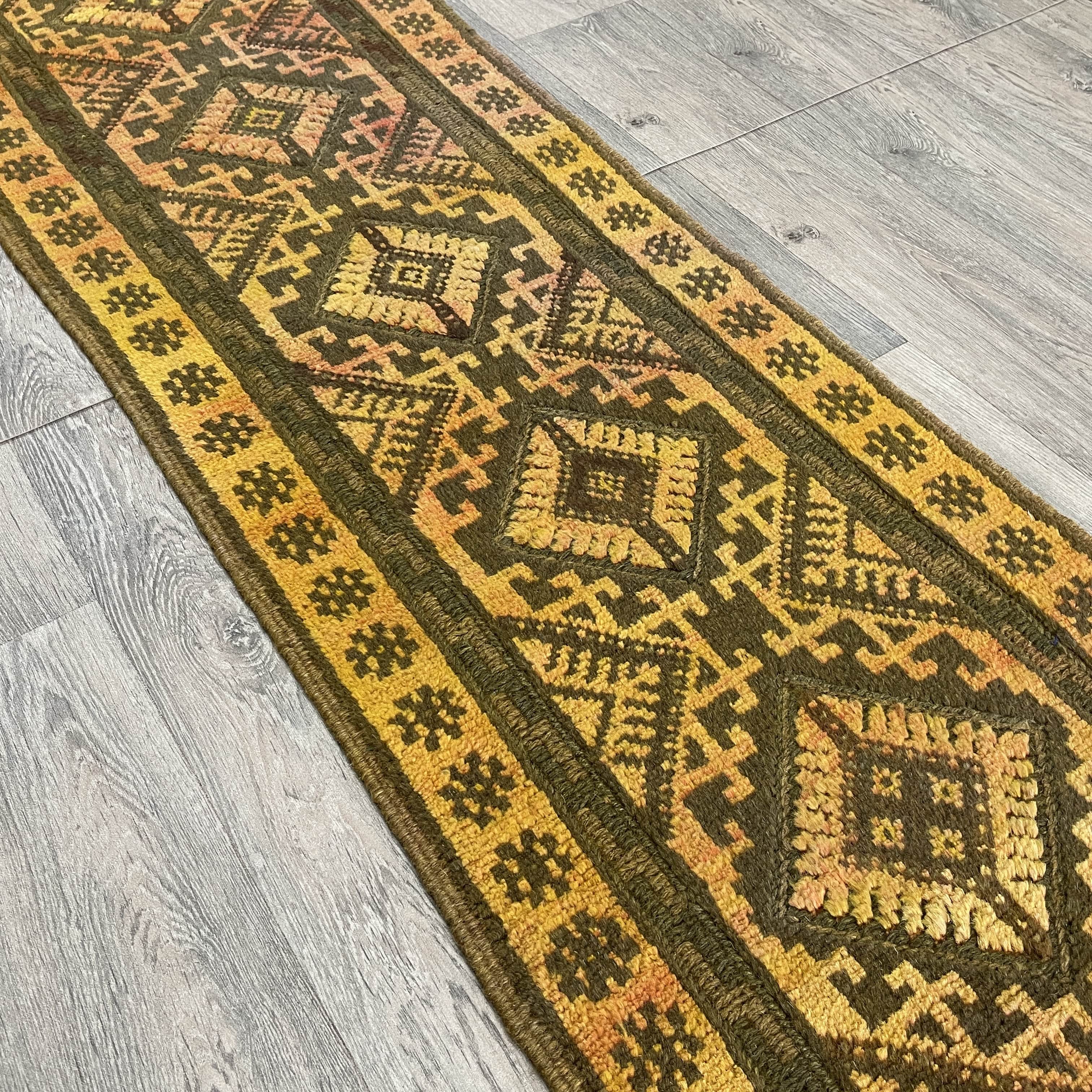 248 x 60 cm | Afghan Mushwani Runner - Khorasan Rugs