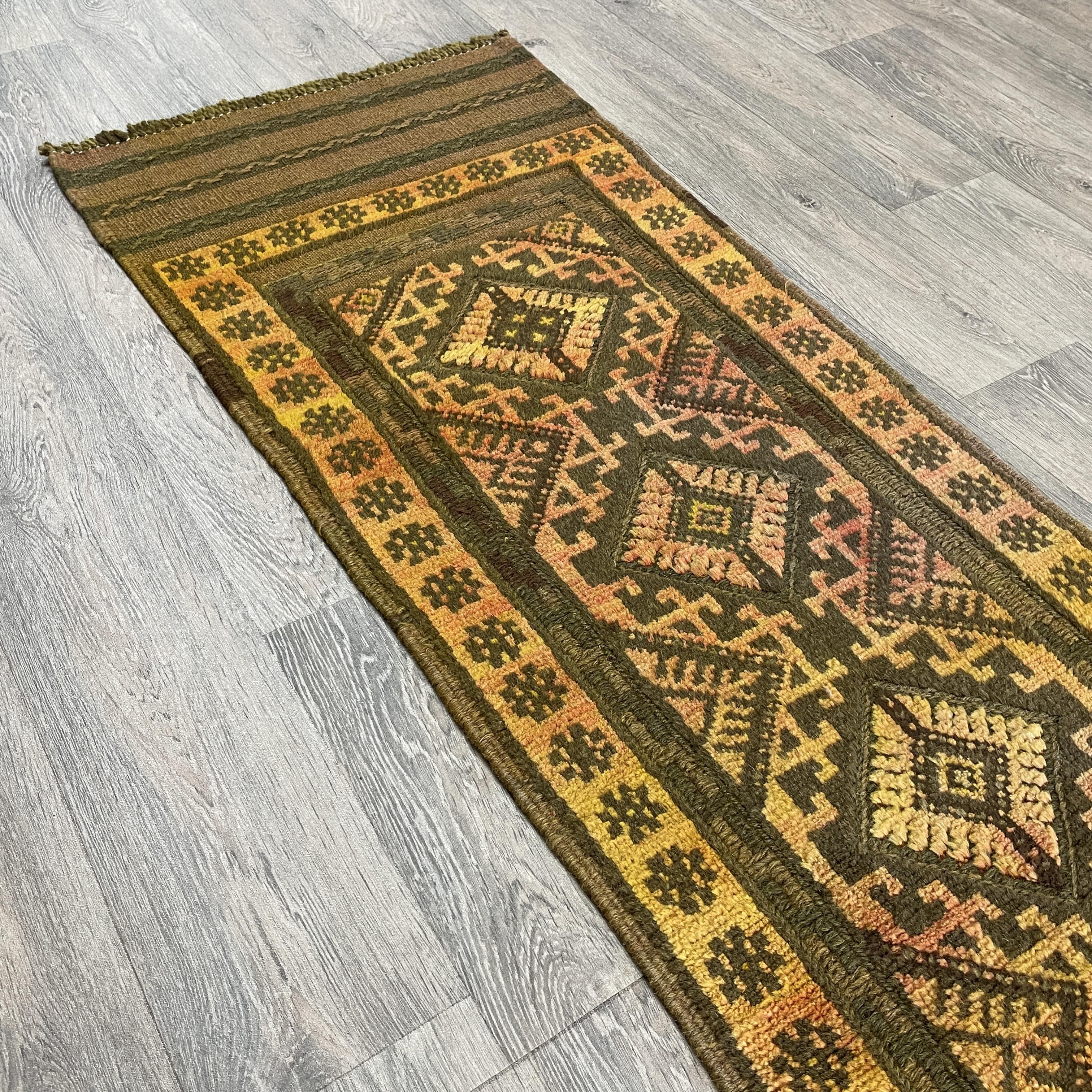 248 x 60 cm | Afghan Mushwani Runner - Khorasan Rugs
